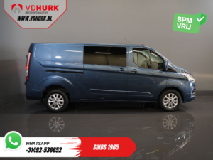 Ford Transit Custom Van 2.0 TDCI 170 hp Aut. L2 DC Doppelkabine 2x Schiebetür/ Carplay/ Sitzverw./ Navi/ Airco/ Kamera/ Cruise/ 16 ”LMV/ PDC/ Anhängerkupplung