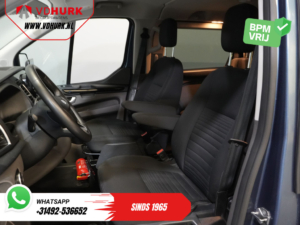 Ford Transit Custom Van 2.0 TDCI 170 hp Aut. L2 DC Doppelkabine 2x Schiebetür/ Carplay/ Sitzverw./ Navi/ Airco/ Kamera/ Cruise/ 16 ”LMV/ PDC/ Anhängerkupplung