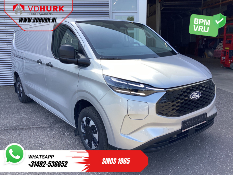 Ford E-Transit Custom Van L2 Trend 330 WLTP LED/ Quick charger/ Stand heater/ Seat heating/ Carplay/ Camera/ Climate