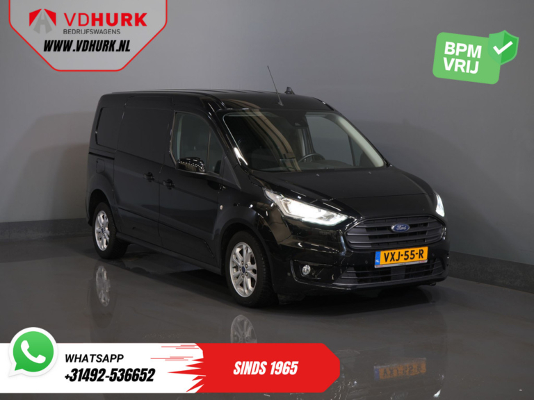 Ford Transit Connect Van 1.5 TDCI L2 Limited NAP/ Bi-Xenon/ Adapt.Cruise/ Stoelverw./ Carplay/ Navi/ Camera/ PDC/ LMV/ Clima