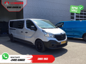 Renault Trafic Van 1.6 dCi L2 DC Double Cab Euro 6/ Cruise/ Navi/ LMV/ Airco/ PDC/ Sidebars/ Keyless