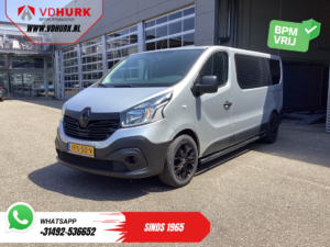 Renault Trafic Van 1.6 dCi L2 DC Double Cab Euro 6/ Cruise/ Navi/ LMV/ Airco/ PDC/ Sidebars/ Keyless