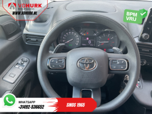 Toyota PROACE CITY Bestelbus 1.5 130 pk Aut. Carplay/ 3Pers./ Stoelverw./ Inrichting/ Camera/ Cruise/ Airco/ PDC/ Trekhaak