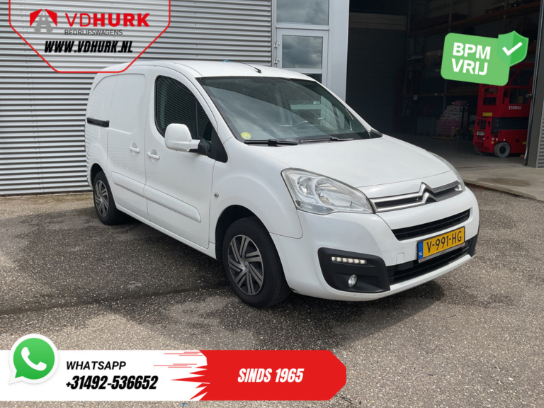 Citroën Berlingo Van 1.6 HDI 100 к.с. авт. ЕКСПОРТ Євро 6/ 3Pers./ Круїз/ Airco/ PDC