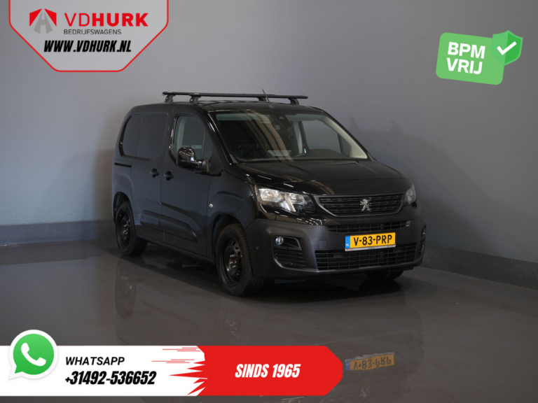 Peugeot Partner Bestelbus 1.2 BENZINE Aut. 110 pk Stoelverw./ Carplay/ Camera/ PDC/ Climate/ Cruise/ Trekhaak/ Airco