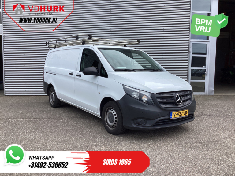 Mercedes-Benz Vito Bestelbus 114 CDI L2 Aut. Imperiaal+Trap/ BOTT/ 2.5T trekverm./ Navi/ Camera/ Climate/ PDC/ Cruise/ Trekhaak