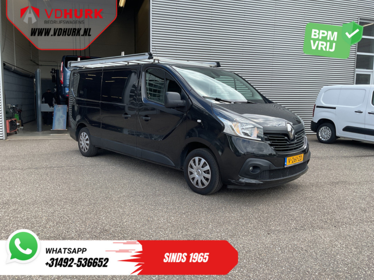 Renault Trafic Furgoneta 1.6 dCi 125 CV L2, 2 puertas correderas, navegador, control de crucero, portaequipajes, enganche de remolque, cámara, sistema de aparcamiento asistido, aire acondicionado