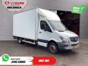 Mercedes-Benz Sprinter Furgoneta 516 2.2 CDI Furgoneta con plataforma elevadora / Euro 6 / Doble sistema de suspensión neumática / Alerón / Asiento con ajuste eléctrico / Cámara / Aire acondicionado / Gancho de remolque / 428 x 238 x 218