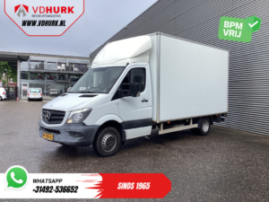 Mercedes-Benz Sprinter Furgoneta 516 2.2 CDI Furgoneta con plataforma elevadora / Euro 6 / Doble sistema de suspensión neumática / Alerón / Asiento con ajuste eléctrico / Cámara / Aire acondicionado / Gancho de remolque / 428 x 238 x 218