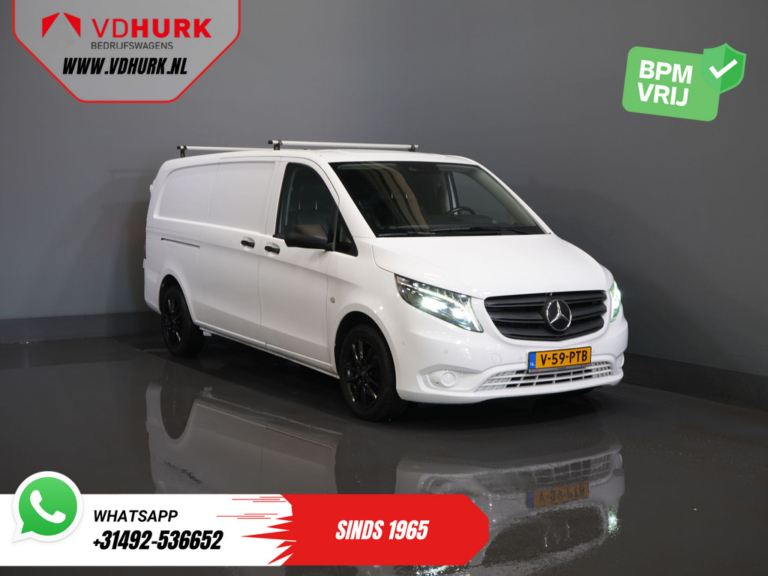 Mercedes-Benz Vito Furgone 119 CDI Automatico L3 LED / CarPlay / Sedili riscaldati / Riscaldamento autonomo / Navigatore / Cruise control / Telecamera / Climatizzatore / Cerchi da 17” LMV / Sensori di parcheggio / Portapacchi / Gancio di traino