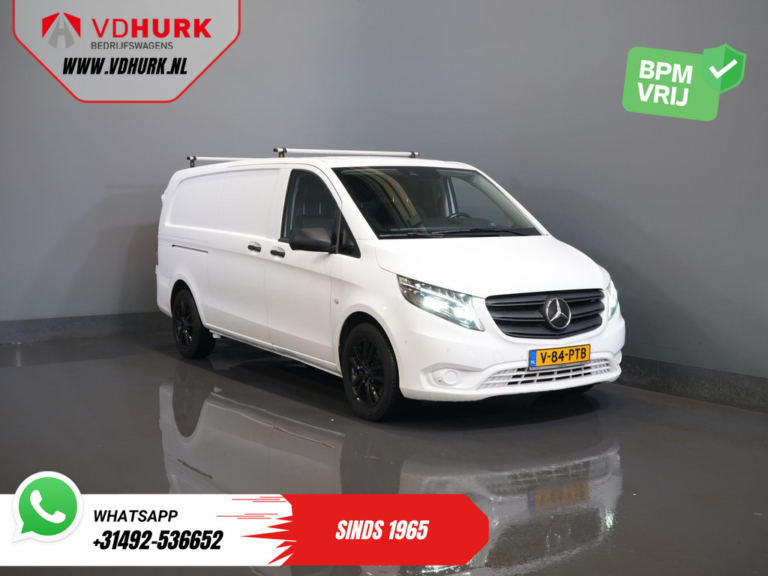 Mercedes-Benz Vito Panel Van 119 CDI Automatic L3 LED/ CarPlay/ Heated Seats/ Auxiliary Heater/ Sat-Nav/ Cruise Control/ Camera/ Air Conditioning/ 17” Alloy Wheels/ Park Sensors/ Roof Racks/ Tow Bar