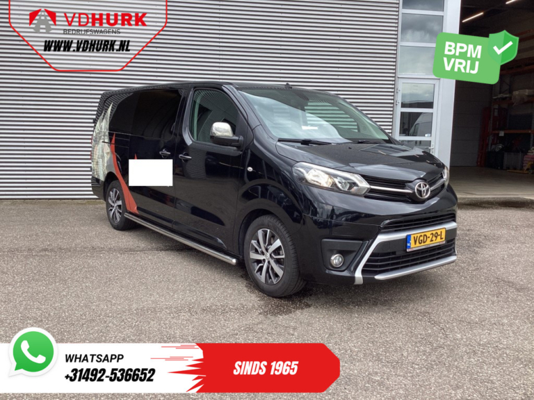 Toyota ProAce Worker Фургон 2.0 DC з подвійною кабіною, дилерський, пробіг менше 2,5 т тягового зусилля, навігація, CarPlay, шкіряний салон, камера, клімат-контроль, PDC, LMV, круїз-контроль, фаркоп