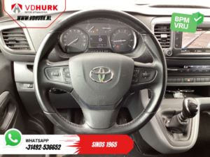 Toyota ProAce Worker Фургон 2.0 DC з подвійною кабіною, дилерський, пробіг менше 2,5 т тягового зусилля, навігація, CarPlay, шкіряний салон, камера, клімат-контроль, PDC, LMV, круїз-контроль, фаркоп