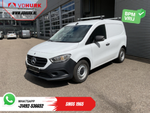 Mercedes-Benz Citan Furgon 110 CDI, automatyczna skrzynia biegów, 3 miejsca, CarPlay, podgrzewane fotele, kamera, tempomat, bagażniki dachowe, hak holowniczy