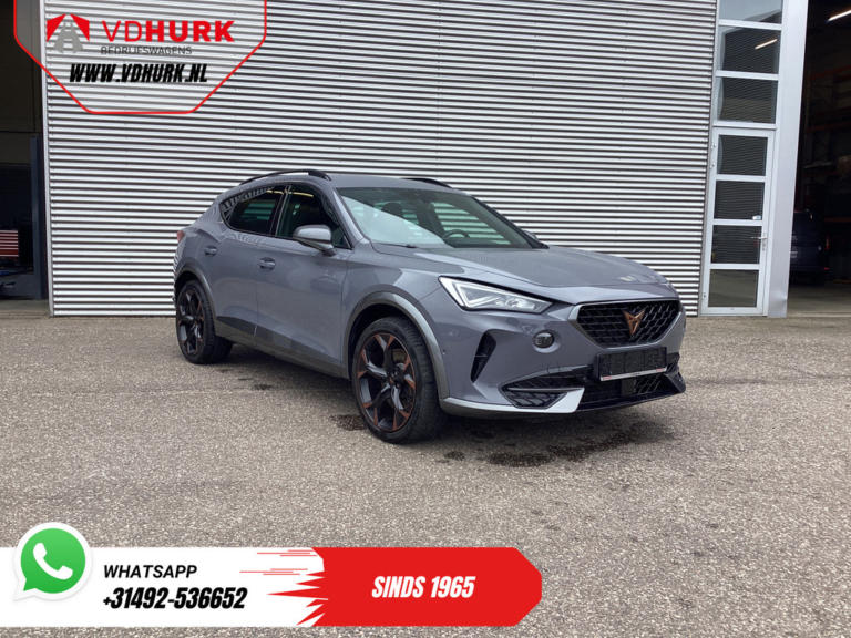 CUPRA Formentor SUV 1.4 e-Hybrid 245 pk VZ Performance – ogrzewanie postojowe / podgrzewanie foteli / elektrycznie otwierana klapa bagażnika / pamięć ustawień / adaptacyjny tempomat / nawigacja / klimatyzacja / kamera / PDC / 19-calowe felgi LMV