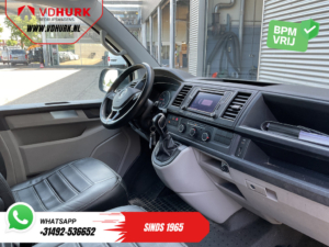 Furgoneta Volkswagen Transporter 2.0 TDI 150 pk DSG automática L2 MARGE LED / Capacidad de remolque de 2,5 t / 2 puertas correderas / Navegador / Cámara / Control de crucero / Aire acondicionado / Techo elevable / PDC / Enganche de remolque