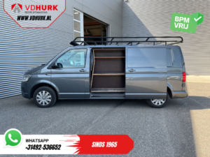 Furgoneta Volkswagen Transporter 2.0 TDI 150 pk DSG automática L2 MARGE LED / Capacidad de remolque de 2,5 t / 2 puertas correderas / Navegador / Cámara / Control de crucero / Aire acondicionado / Techo elevable / PDC / Enganche de remolque