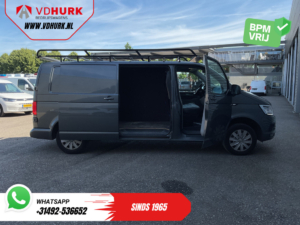 Furgoneta Volkswagen Transporter 2.0 TDI 150 pk DSG automática L2 MARGE LED / Capacidad de remolque de 2,5 t / 2 puertas correderas / Navegador / Cámara / Control de crucero / Aire acondicionado / Techo elevable / PDC / Enganche de remolque