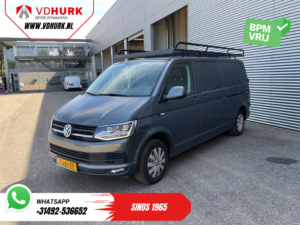 Furgoneta Volkswagen Transporter 2.0 TDI 150 pk DSG automática L2 MARGE LED / Capacidad de remolque de 2,5 t / 2 puertas correderas / Navegador / Cámara / Control de crucero / Aire acondicionado / Techo elevable / PDC / Enganche de remolque
