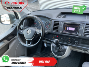 Furgoneta Volkswagen Transporter 2.0 TDI 150 pk DSG automática L2 MARGE LED / Capacidad de remolque de 2,5 t / 2 puertas correderas / Navegador / Cámara / Control de crucero / Aire acondicionado / Techo elevable / PDC / Enganche de remolque