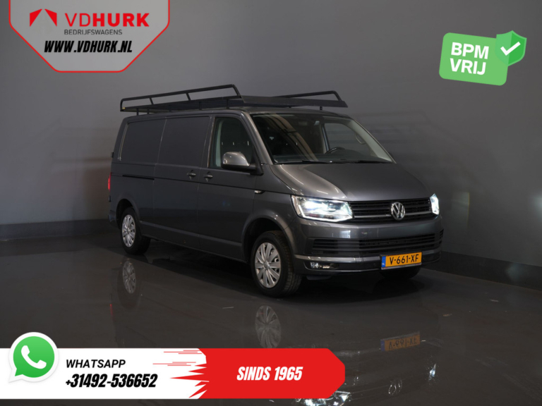 Volkswagen Transporter Bestelbus 2.0 TDI 150 pk DSG Aut. L2 MARGE LED/ 2.5t Trekverm./ 2x Schuifdeur/ Navi/ Camera/ Cruise/ Airco/ Imperiaal/ PDC/ Trekhaak