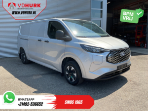 Ford E-Transit Custom Bestelbus L2 65 kWh 330 km WLTP Garantie t/m 05-'29/ LED/ Snellader/ Standkachel/ Stoelverw./ Stuurverw./ Carplay/ Camera/ PDC/ Climate/ C