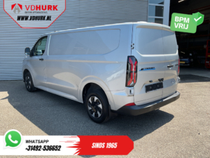 Ford E-Transit Custom Bestelbus L2 65 kWh 330 km WLTP Garantie t/m 05-'29/ LED/ Snellader/ Standkachel/ Stoelverw./ Stuurverw./ Carplay/ Camera/ PDC/ Climate/ C