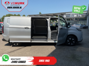 Ford E-Transit Custom Bestelbus L2 65 kWh 330 km WLTP Garantie t/m 05-'29/ LED/ Snellader/ Standkachel/ Stoelverw./ Stuurverw./ Carplay/ Camera/ PDC/ Climate/ C