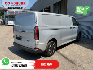 Ford E-Transit Custom Bestelbus L2 65 kWh 330 km WLTP Garantie t/m 05-'29/ LED/ Snellader/ Standkachel/ Stoelverw./ Stuurverw./ Carplay/ Camera/ PDC/ Climate/ C