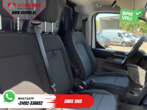 Ford E-Transit Custom Bestelbus L2 65 kWh 330 km WLTP Garantie t/m 05-'29/ LED/ Snellader/ Standkachel/ Stoelverw./ Stuurverw./ Carplay/ Camera/ PDC/ Climate/ C