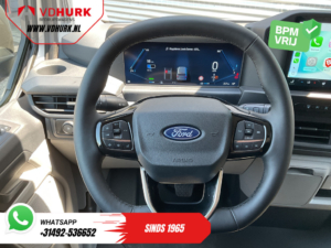 Ford E-Transit Custom Bestelbus L2 65 kWh 330 km WLTP Garantie t/m 05-'29/ LED/ Snellader/ Standkachel/ Stoelverw./ Stuurverw./ Carplay/ Camera/ PDC/ Climate/ C