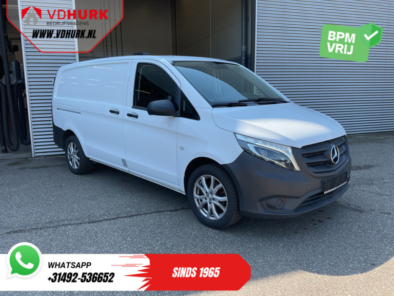 Furgoneta Mercedes-Benz Vito 114 CDI L2, 2 puertas correderas, LED, CarPlay, cámara, control de crucero, llantas de 17 pulgadas LMV y gancho de remolque