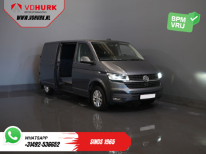Volkswagen Transporter Bestelbus 2.0 TDI 150 pk Aut. L2 Adapt.Cruise/ LED/ Carplay/ Standkachel/ Stoelverw./ Camera/ Airco/ Trekhaak/ PDC/ inrichting