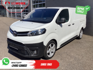 Furgoneta Toyota ProAce Worker 2.0, 125 pk, L3, control de crucero adaptativo, calefacción de estacionamiento, pantalla de visualización frontal, calefacción en los asientos, cinturones de seguridad con pretensores, PDC, LMV