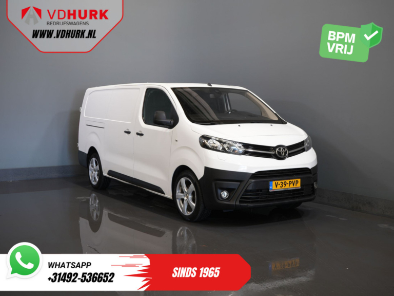 Toyota ProAce Worker Fourgon 2.0 125 ch L3 2 portes coulissantes / Régulateur de vitesse adaptatif / Chauffage d'appoint / Affichage tête haute / Chauffage des sièges / Ceinture de sécurité à pré-tensionneur / PDC / LMV