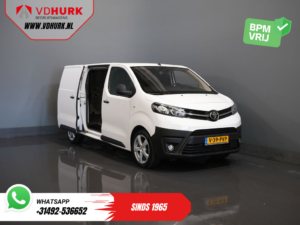 Toyota ProAce Worker – samochód dostawczy 2.0 125 pk L3 2x drzwi przesuwne / adaptacyjny tempomat / ogrzewanie postojowe / wyświetlacz head-up / podgrzewane fotele / pasy bezpieczeństwa z przednim napinaczem / PDC / LMV