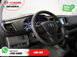 Toyota ProAce Worker – samochód dostawczy 2.0 125 pk L3 2x drzwi przesuwne / adaptacyjny tempomat / ogrzewanie postojowe / wyświetlacz head-up / podgrzewane fotele / pasy bezpieczeństwa z przednim napinaczem / PDC / LMV