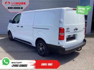 Furgoneta Toyota ProAce Worker 2.0, 125 pk, L3, control de crucero adaptativo, calefacción de estacionamiento, pantalla de proyección, calefacción en los asientos, cinturón de seguridad con pretensor, LMV, PDC