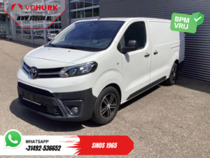 Furgoneta Toyota ProAce Worker 2.0, 125 pk, L3, control de crucero adaptativo, calefacción de estacionamiento, pantalla de proyección, calefacción en los asientos, cinturón de seguridad con pretensor, LMV, PDC
