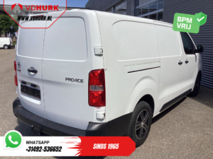 Furgoneta Toyota ProAce Worker 2.0, 125 pk, L3, control de crucero adaptativo, calefacción de estacionamiento, pantalla de proyección, calefacción en los asientos, cinturón de seguridad con pretensor, LMV, PDC