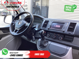 Volkswagen Transporter Bestelbus 2.0 TDI 150 pk DSG Aut. L2 LED/ Adapt.Cruise/ Alarm III/ 2.5t trekverm./ Carplay/ Navi/ Camera/ PDC/ LMV/ Airco