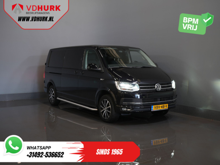 Volkswagen Transporter – samochód dostawczy 2.0 TDI 150 pk, DSG, automatyczna skrzynia biegów, L2 LED / adaptacyjny tempomat / alarm III / uciąg 2,5 t / CarPlay / nawigacja / kamera / PDC / LMV / klimatyzacja