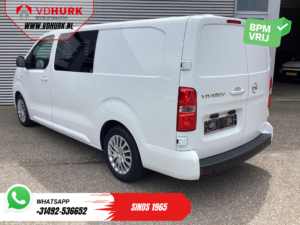 Opel Vivaro Electric Bestelbus 75 kWh DC Dubbel Cabine 345 km WLTP Snellader/ Cruise/ PDC/ Airco