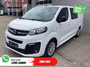 Opel Vivaro Electric Bestelbus 75 kWh DC Dubbel Cabine 345 km WLTP Snellader/ Cruise/ PDC/ Airco
