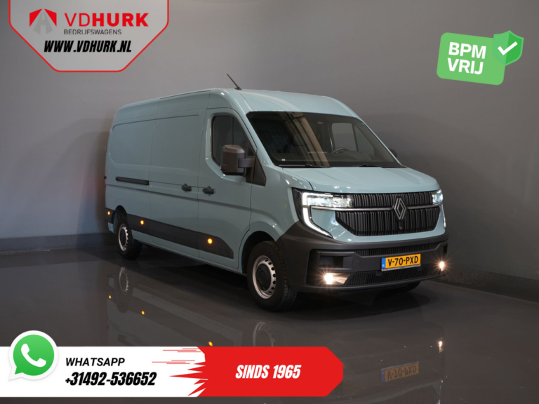 Renault Master Bestelbus 2.0 dCi 150 pk L3H2 270Gr.Deuren/ LED/ Carplay/ Camera/ 2.5t Trekverm./ Cruise/ PDC/ Airco