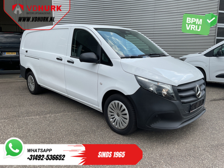 Mercedes-Benz Vito Furgone 116 CDI L3 cambio automatico, sedili riscaldati, capacità di traino 2,5 t, telecamera, porte a 270°, navigatore, cruise control, DAB, climatizzatore
