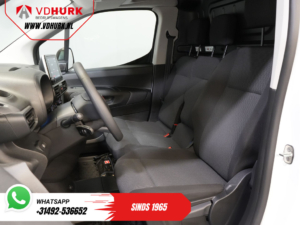 Fiat E-Doblò Furgone L2 50 kWh 285 WLTP CarPlay / Caricatore rapido / Telecamera / Cruise control / 3 posti / Aria condizionata / DAB
