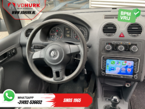 Furgoneta Volkswagen Caddy 1.6 TDI 100 pk EXPORT con CarPlay, correa de distribución, aire acondicionado, llantas de 17” LMV y gancho de remolque