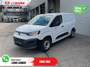 Citroën E-Berlingo Bestelbus 50 kWh 345 km WLTP L2 Carplay/ Snellader/ Standkachel/ 3Pers/ Navi/ Camera/ Cruise/ PDC
