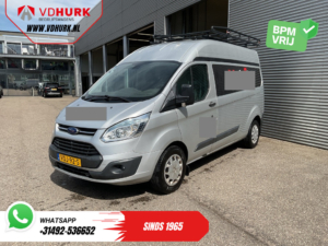 Ford Transit Custom Bestelbus 2.2 TDCI 155 pk L2H2 Carplay/ 2.8t Trekverm./ Airco/ Cruise/ Imperiaal + Ladder/ PDC/ Trekhaak